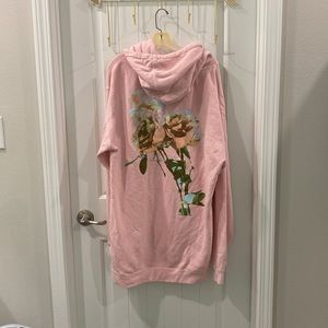 Official Taylor Swift Pink Glitter Rose Hoodie 3X Lover Valentines Day Plus Size